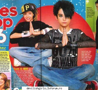 Articole despre ei - nu prea se vede articolu..da - Tokio hotel